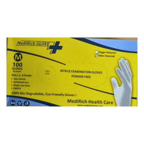 MediRich Nitrile Examination Gloves
